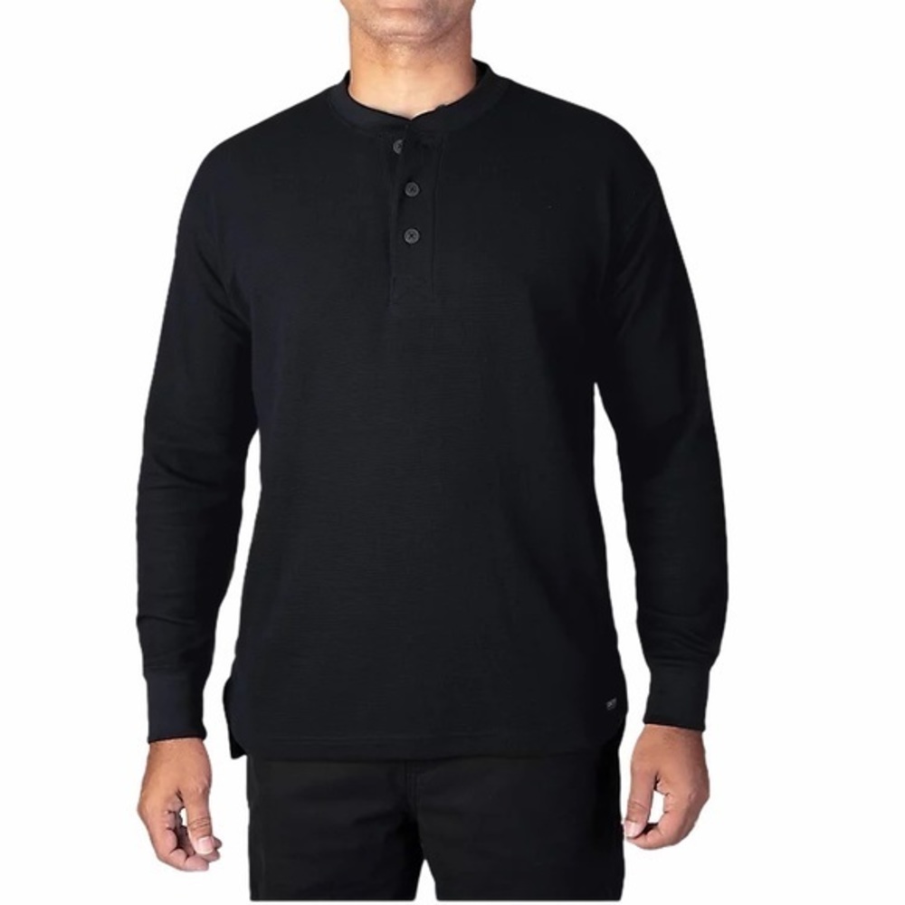 5 for $25 ❄️ Smiths Work Wear‎ Black Thermal Long Tail Shirt